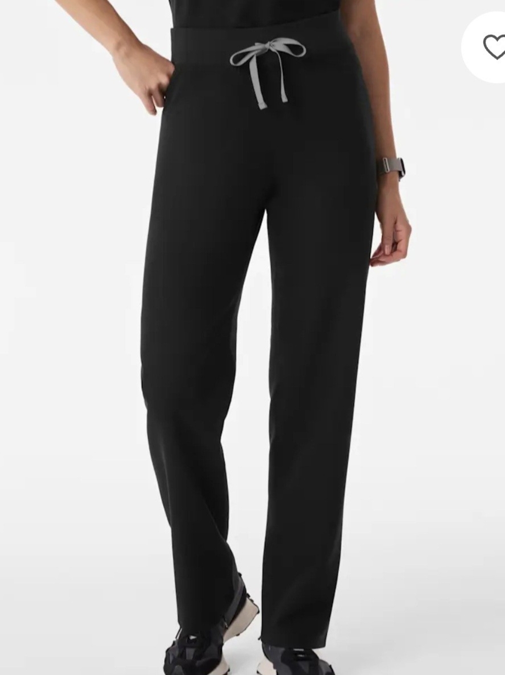 Livingston High-Rise Straight-Leg Scrub Pant Size Small